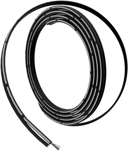 BNTECHGO 22 Gauge Silicone Ribbon Cable Flexible 6P Black 10 ft Flat Cable 22 AWG Stranded Tinned Copper Wire in Kuwait