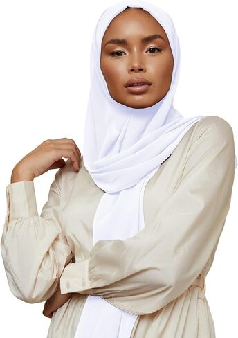 VOILE CHIC Luxury Chiffon Hijab Scarf for Women - Made in Turkey - Islamic Head Scarf Wrap for Muslim in Saudi Arabia