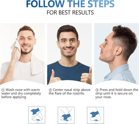 200 شريط أنف، جهاز MYMULIKE المضاد للشخير - إيقاف الشخير، شرائط الأنف المضادة للشخير من أجل راحة سريعة ونوم أفضل in Kuwait