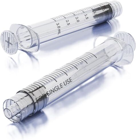 TURBA - 3ML 23G 1" Safety Needle & 18G 1" Blunt needle, 100 Count Pack, Sterile Pack - Screw On Tip - Individually Sealed -Disposable - with Clear Measurement Markings in Saudi Arabia