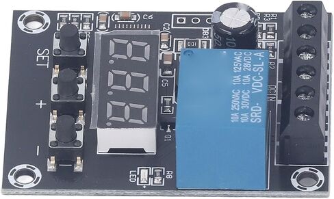 Fockety Voltage Upper Lower Limit Detection Module, Voltage Relay Module 12A Maximum Contact Current Over Voltage Protection for Industrial Use (24V), Focketydzyp1wuh4q-13 in Saudi Arabia