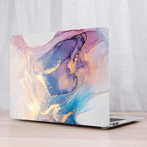 حافظة MonsDirect متوافقة مع جهاز MacBook Air 13 بوصة 2021 2020 2019 2018 M1 A2337 A2179 A1932 مع معرف اللمس، حافظة بلاستيكية صلبة نحيفة وغطاء لوحة مفاتيح للهواء 13.3 بوصة مع معرف اللمس، غروب الشمس الجميل in Saudi Arabia