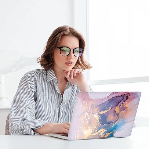 حافظة MonsDirect متوافقة مع جهاز MacBook Air 13 بوصة 2021 2020 2019 2018 M1 A2337 A2179 A1932 مع معرف اللمس، حافظة بلاستيكية صلبة نحيفة وغطاء لوحة مفاتيح للهواء 13.3 بوصة مع معرف اللمس، غروب الشمس الجميل in Saudi Arabia
