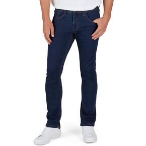IZOD Men's Comfort Stretch Straight Fit Jean, Raw Wash