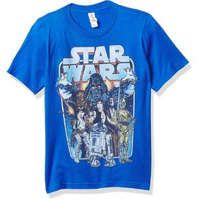 STAR WARS Classic Battle Boy's Premium Solid Crew Tee