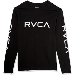 RVCA Boys' Fall Long Sleeve Standard Graphic Tee Shirt