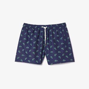 Lacoste Men's Standard Allover Croc Swim Short