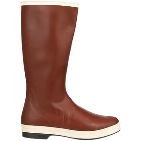 Tingley Pylon MB926B Neoprene Plain Toe Boot, 16-Inch Height, Mens 8 / Womens 10, Brick Red Upper/Brown Sole