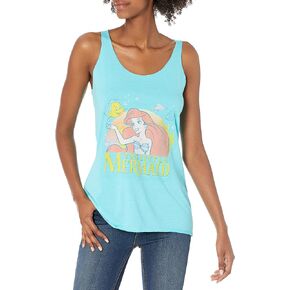 Disney Women's Officially Licensed Lm Title Junior's Racerback Tank