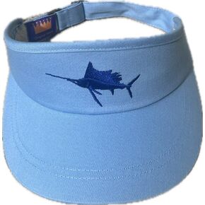 Original Visors Sky Blue Visor with Dark Blue Sailfish