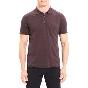 Theory Men's Bron Polo in Cosmos, Malbec
