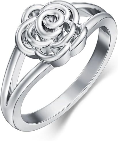WTENIY Celtic Moonstone Ring 925 Sterling Silver Celtic Knot Ring ewelry Gifts for Women Girl in Saudi Arabia