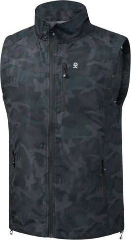 Little Donkey Andy Men's Quick Dry Vest Sleeveless Summer Stretchy Windproof Jacket for Golfing Cycling Running in Saudi Arabia