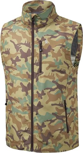 Little Donkey Andy Men's Quick Dry Vest Sleeveless Summer Stretchy Windproof Jacket for Golfing Cycling Running in Saudi Arabia