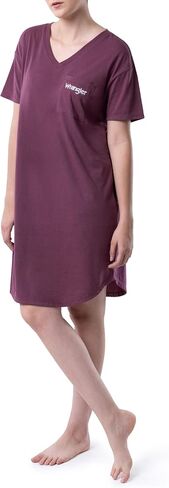 Wrangler Women's Short Sleeve V-Neck Sleepshirt in Saudi Arabia