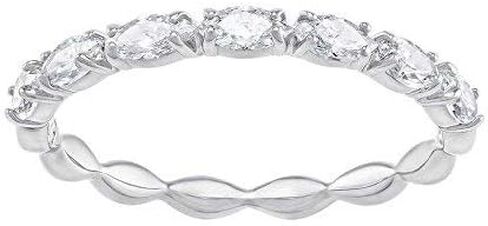SWAROVSKI Crystal Vittore Marquise Rhodium Plated Stackable Ring - Size 8 in Saudi Arabia