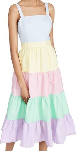English Factory Women's Colorblock Midi Dress in Saudi Arabia