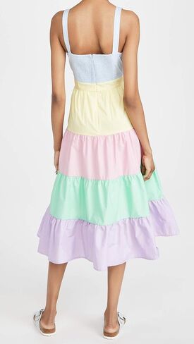 English Factory Women's Colorblock Midi Dress in Saudi Arabia
