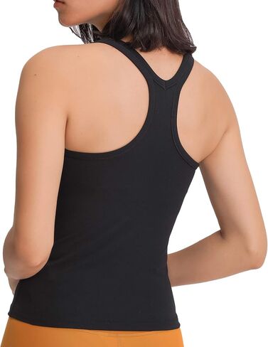 Lemedy Women Racerback Tank Tops Built in Bra Workout Activewear Camisole in Saudi Arabia