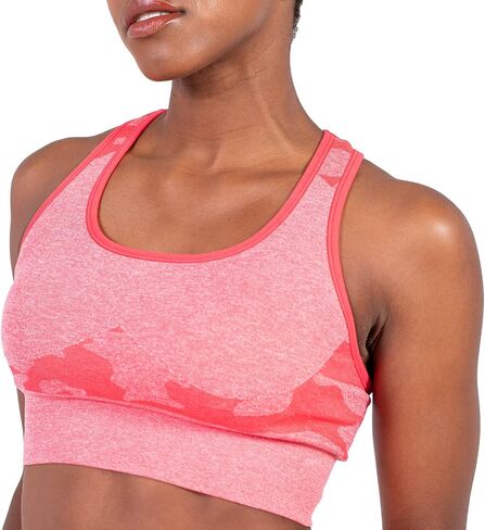حمالة صدر رياضية بدون خياطة من Racerback للنساء لتمارين الصالة الرياضية واليوجا والجري وركوب الدراجات والتمارين الرياضية in Kuwait