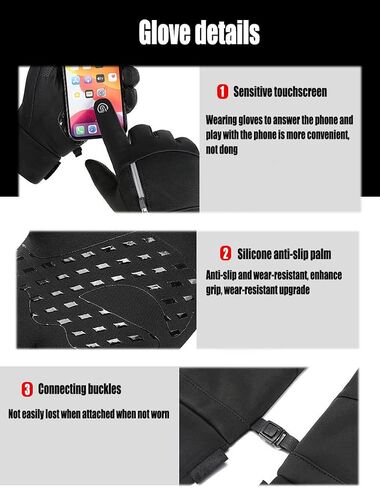 Winter Warm Gloves，Touch Screen Gloves，Men and Women Winter Gloves in Saudi Arabia