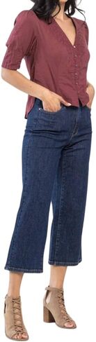Judy Blue High Waist Tummy Control Tailored Crop Wide in Saudi Arabia
