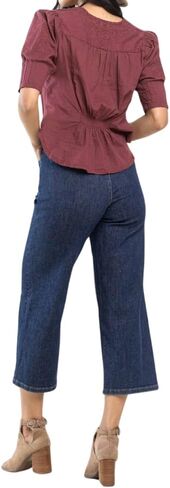Judy Blue High Waist Tummy Control Tailored Crop Wide in Saudi Arabia