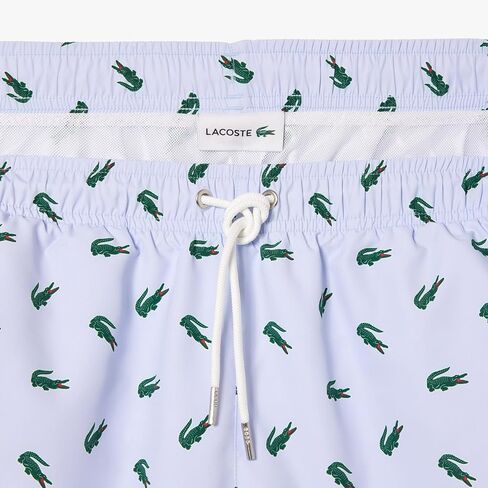 Lacoste Men's Standard Allover Croc Swim Short in Saudi Arabia