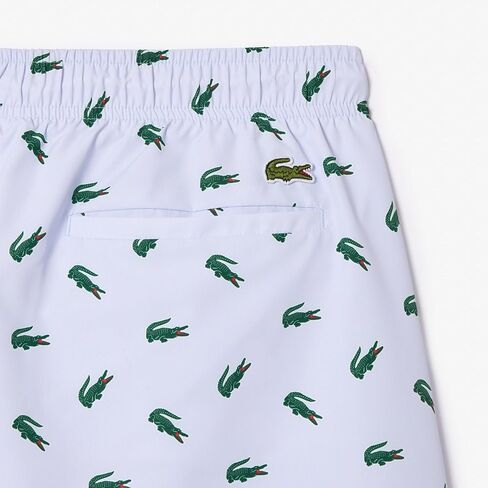 Lacoste Men's Standard Allover Croc Swim Short in Saudi Arabia