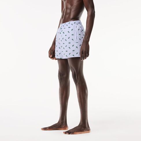 Lacoste Men's Standard Allover Croc Swim Short in Saudi Arabia