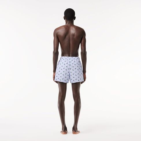 Lacoste Men's Standard Allover Croc Swim Short in Saudi Arabia