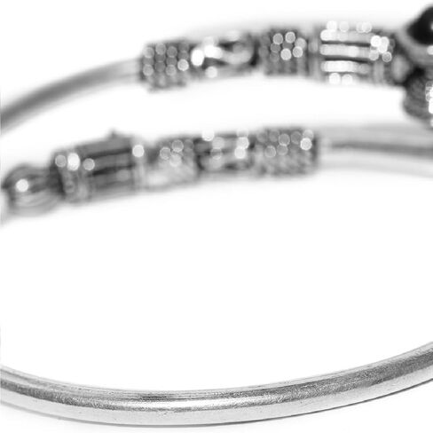 سوار Priyaasi نسائي مطلي بالذهب الوردي مرصع بالألماس الأمريكي بنمط الأزهار in Kuwait