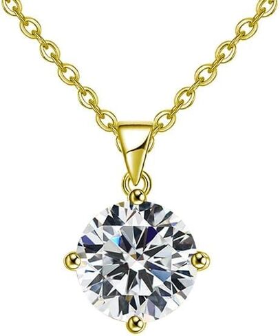 18K Yellow Gold 3 Set Created White Sapphire Round Necklace, Earrings And Tennis Bracelet Plated in Saudi Arabia
