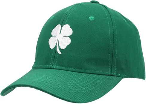 قبعة عيد القديس باتريك، إكسسوارات قبعة بيسبول شامروك، قبعات البرسيم قابلة للتعديل للرجال والنساء in Kuwait