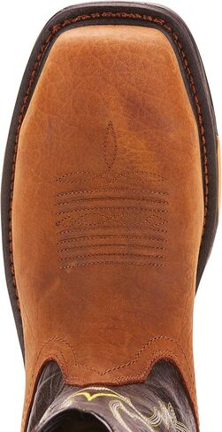 Ariat Mens WorkHog XT Wide Square Toe Waterproof Carbon Toe Work Boot Tumbled Bark/Dark Forest 8.5 Wide in Saudi Arabia