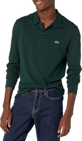Lacoste Men's Long Sleeve Classic Slim Fit Pique Polo in Saudi Arabia