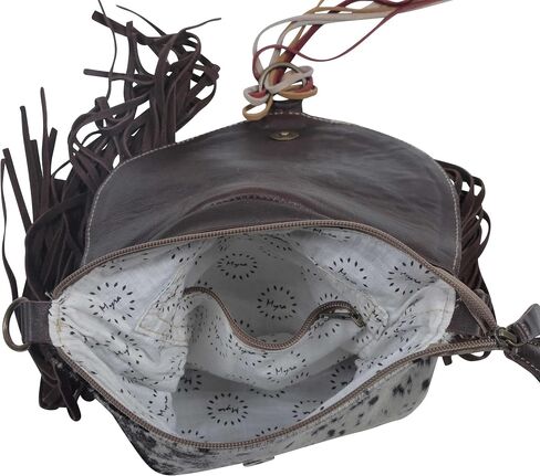 Myra Bag Monochromatic Speckles Leather & Hairon Bag S-3808 in Saudi Arabia