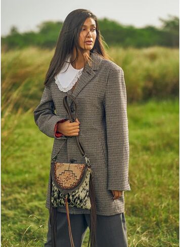 Myra Bag Monochromatic Speckles Leather & Hairon Bag S-3808 in Saudi Arabia