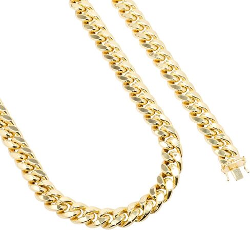 Nuragold 14k Yellow Gold 12.5mm Thick Miami Cuban Link Chain Bracelet, Mens Wide Jewelry Box Clasp 7.5" 8" 8.5" 9" in Saudi Arabia