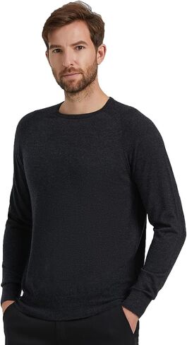 سترة GreenMount الرجالية 100% من الكشمير الصوفي راجلان بأكمام طويلة وفتحة رقبة دائرية لربيع وصيف in Kuwait