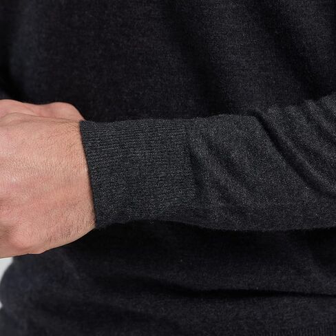 سترة GreenMount الرجالية 100% من الكشمير الصوفي راجلان بأكمام طويلة وفتحة رقبة دائرية لربيع وصيف in Kuwait