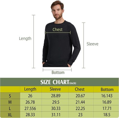 سترة GreenMount الرجالية 100% من الكشمير الصوفي راجلان بأكمام طويلة وفتحة رقبة دائرية لربيع وصيف in Kuwait