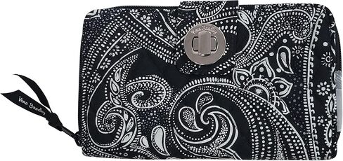 محفظة Vera Bradley النسائية القطنية المزودة بقفل دوار مع حماية RFID (عرض الكلاب، مقاس واحد) in Kuwait