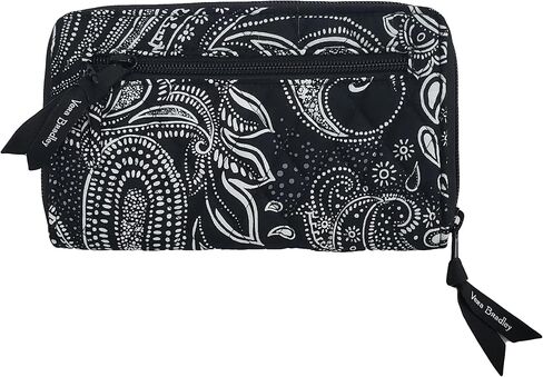 محفظة Vera Bradley النسائية القطنية المزودة بقفل دوار مع حماية RFID (عرض الكلاب، مقاس واحد) in Kuwait