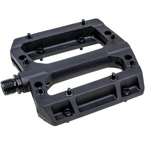 BV Bike Pedals with Replaceable Pins | Flat, Lightweight & Durable Bicycle Pedals With Great Grip | Made of Alloy Steel & Plastic - Ideal for BMX, Dirt Jumper, Hybrid Bikes & as MTB Pedals | Adult Fit