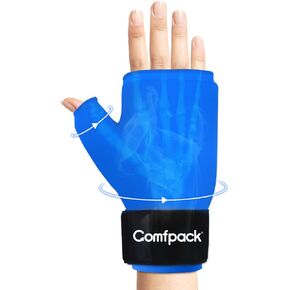 Hand Ice Pack Glove for Arthritis, Wearable Gel Thumb Wrist Ice Pack Wrap, Hot Cold Compress Pain Relief for Carpal Tunnel, Arthritis, Tendonitis, Tenosynovitis, Swelling, Hand Surgery
