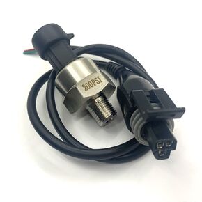 5V 1/8NPT Oil Fuel Air Pressure Transducer Stainless Steel Transmitter Sensor 200PSI 200 PSI