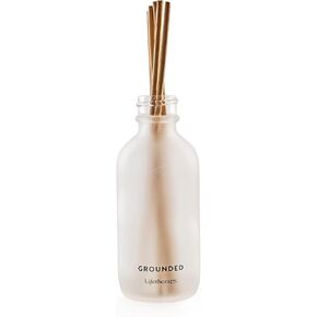 Lifetherapy Grounded Mini Reed Diffuser | Home Fragrance Diffuser | Fresh Citrus, Heliotrope, Dry Amber, Calming Rose, Vanilla | 2 FL OZ