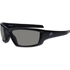 Walker's IKON Vector Full Frame Shooting Glasses | Impact-Resistant Non-Slip Frame Hunting Shooting Eyesight Protection Glasses, Microfiber Lens Cloth & Carry Case Included, Smoke