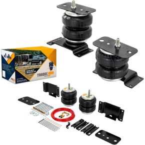 TORQUE Airbag Air Bag Suspension Kit for 2007-2021 Toyota Tundra 2WD 4WD Rear Helper Bag Spring Towing 5000 lbs (Replaces Firestone Ride Rite 2445) (TR2445)